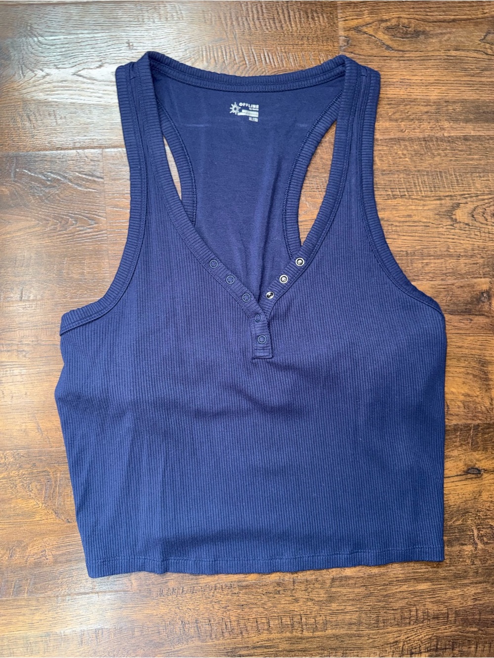 Offline Aerie Thumbs Up Heavyweight Henley Tank Top